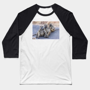 Grooming Baboons - Kruger Nationalpark, South Africa Baseball T-Shirt